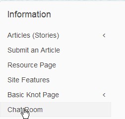 Chat Room Menu Item