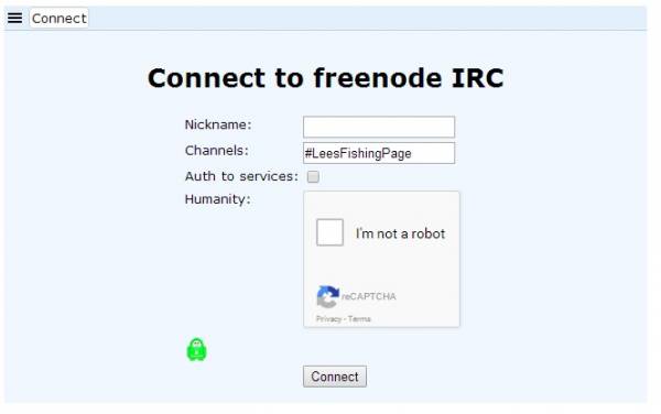 Login Screen for Chat Room