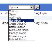 Select Edit Album